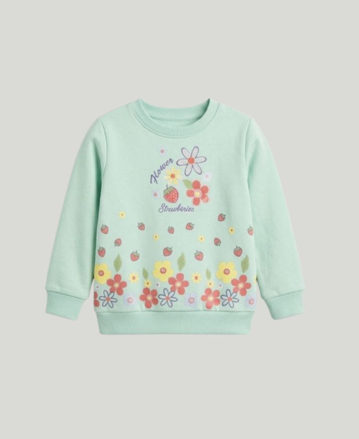 Girls Flower Sweatshirts TS-0124