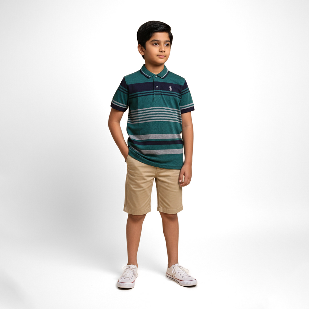 Boys Polo Collar T-Shirt – Malai Jersey – TS-0006