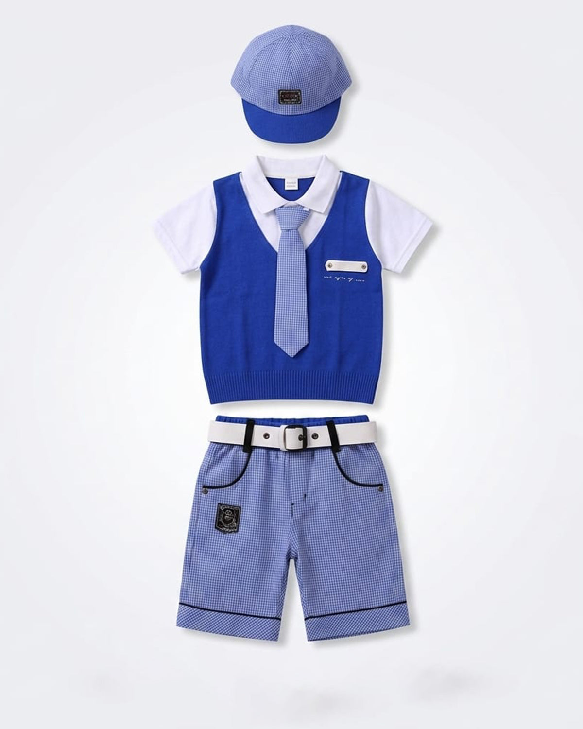 Boys Suits with Cap/Belt BW-0027
