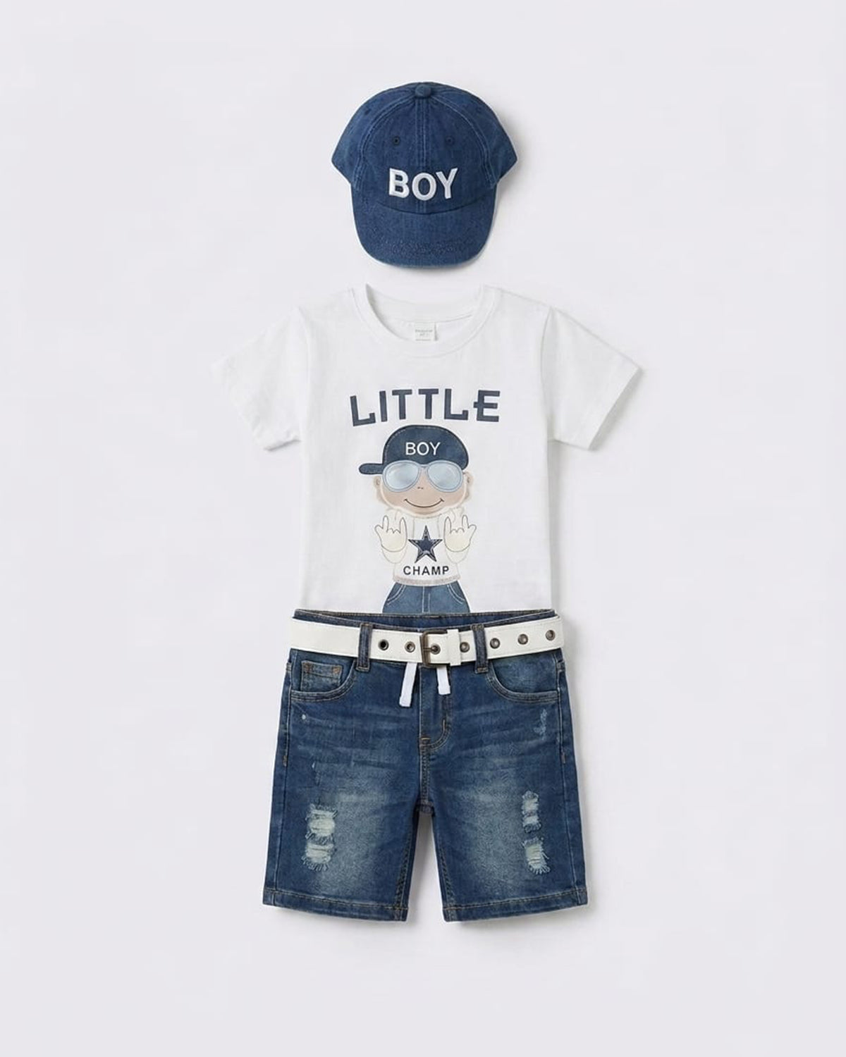 Boys Suits Cap/Belt BW-0026