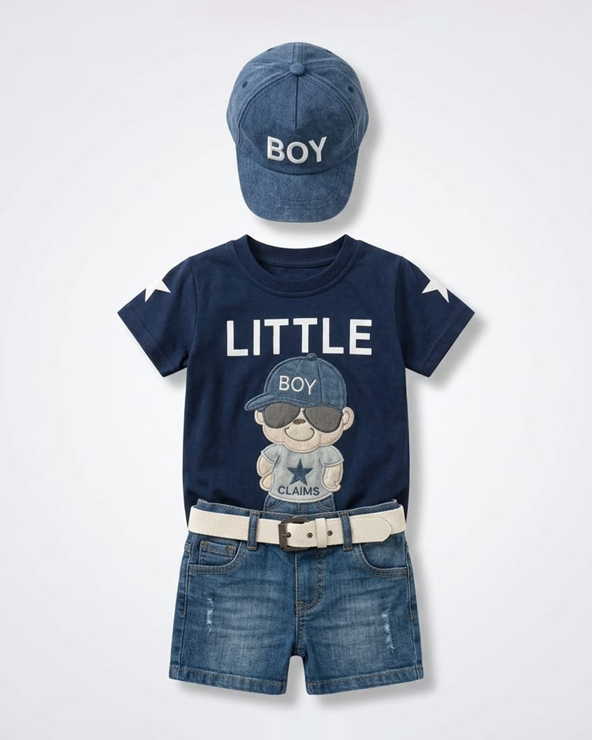 Boys Suits Cap/Belt BW-0026