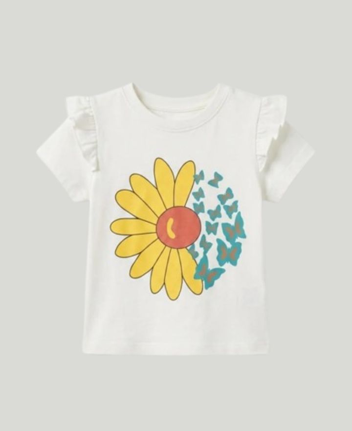 Girls Sunflower T-Shirts TS-0061