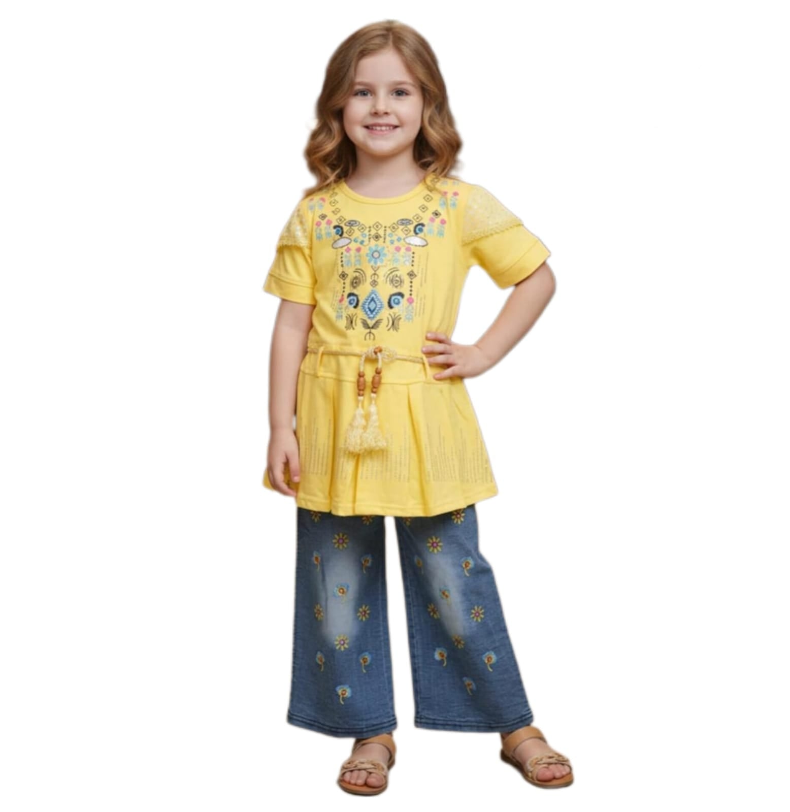 Girls Suits With Jeans GW-0428