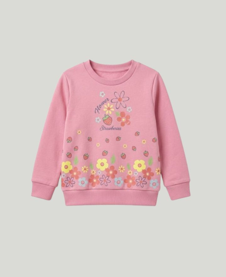 Girls Flower Sweatshirts TS-0124
