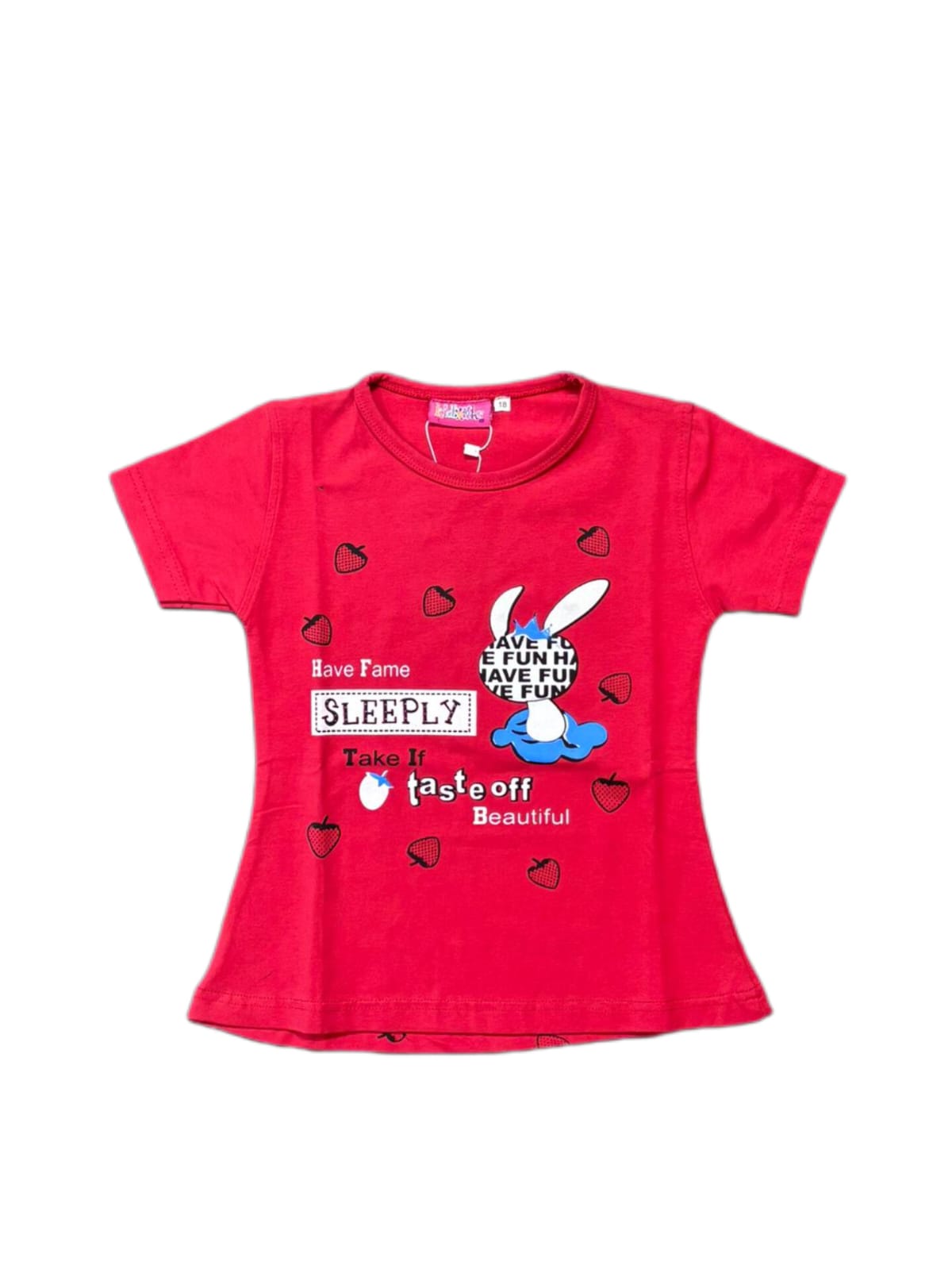 Girls Strawberry T-Shirt TS-0425