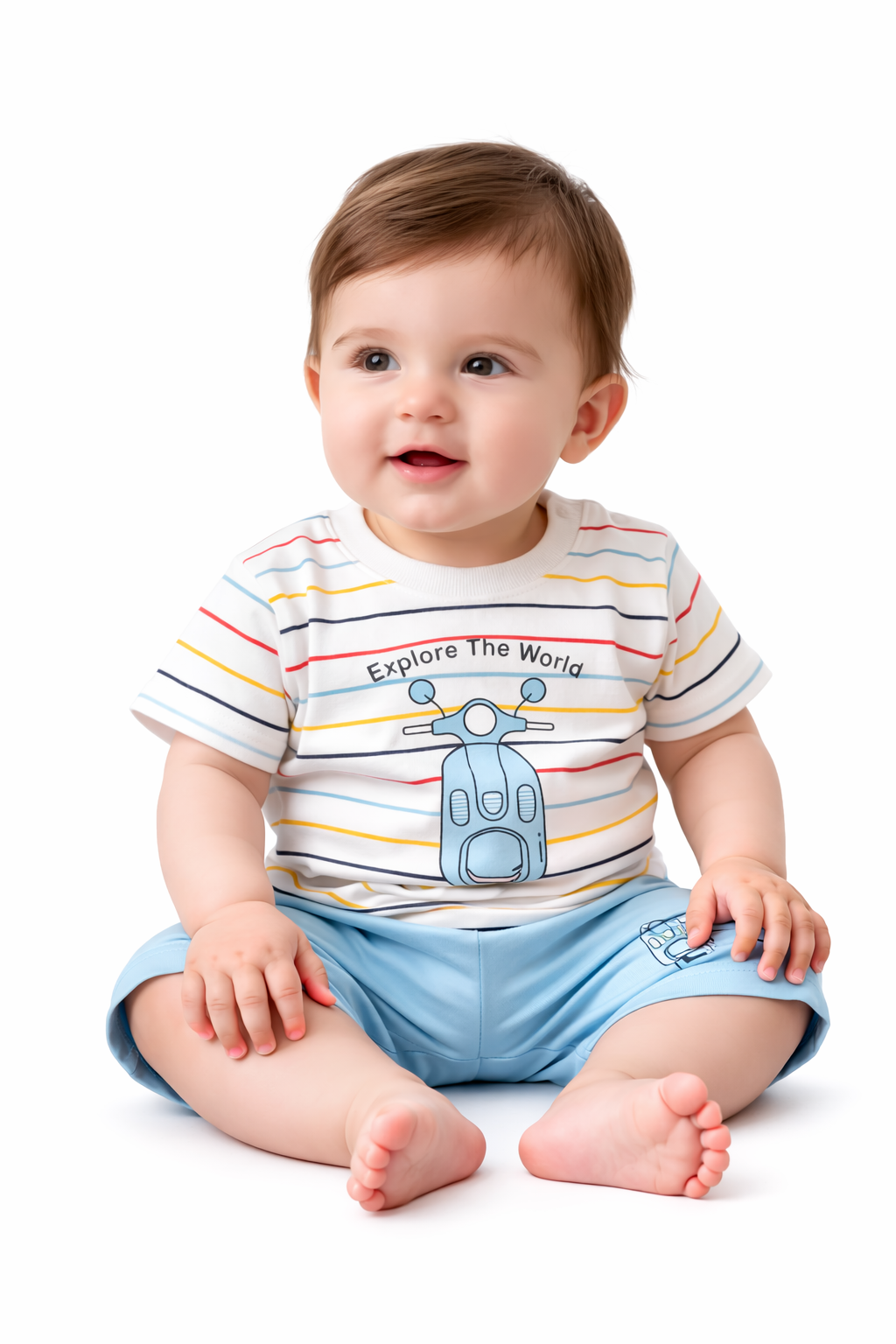 Infant Vespa Design Suit – Fancy 2-Piece Set (IS-0049)