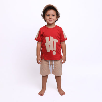 Toddlers T-Shirt & Shorts Suit - TD-0104