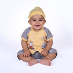 Infants Suit with Cap, Soft Jersey – IS-0033