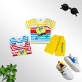 Infant Premium Sponge Design T-Shirt & Shorts Set – IS-0085