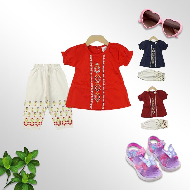 Infant Fancy Cotton Suit – IS-0086