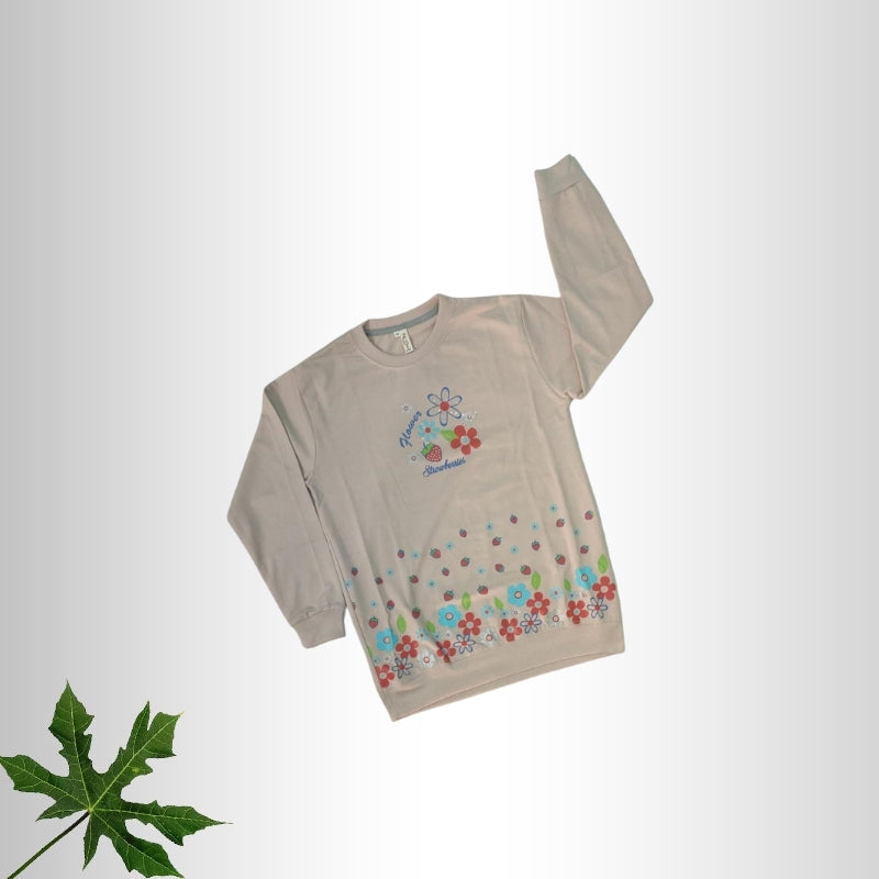 Girls Flower Sweatshirts TS-0124
