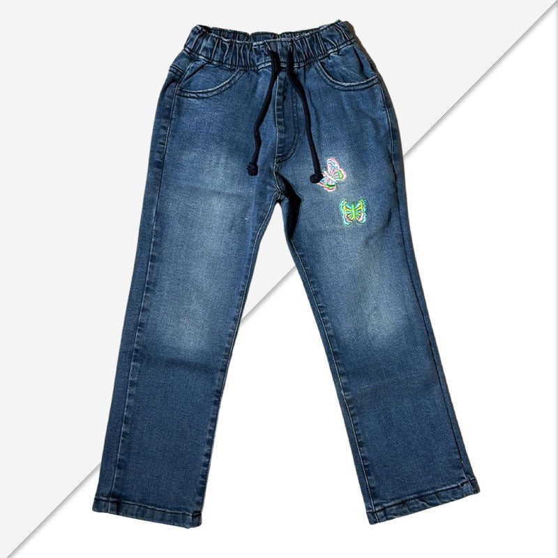 Girls Jeans Embroidery JN-0015