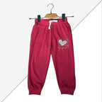 Girls Terry Trousers Heart Design – GT-0120