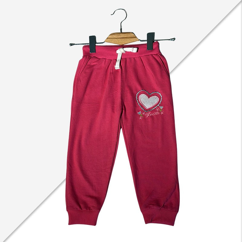 Girls Terry Trousers Heart Design – GT-0120