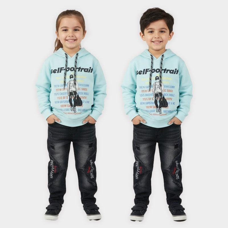 Toddler Hoody Suit with Jeans - TD-0165