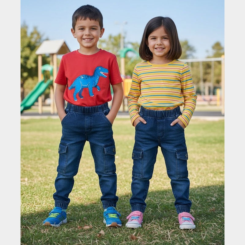 Kids Six Pocket Jeans - JN-0199