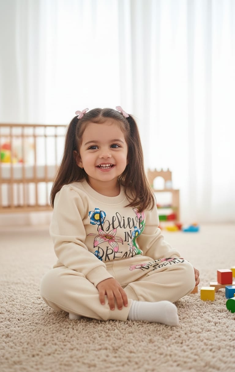 Girls Fancy Suit – Soft Fabric (GW-0295)