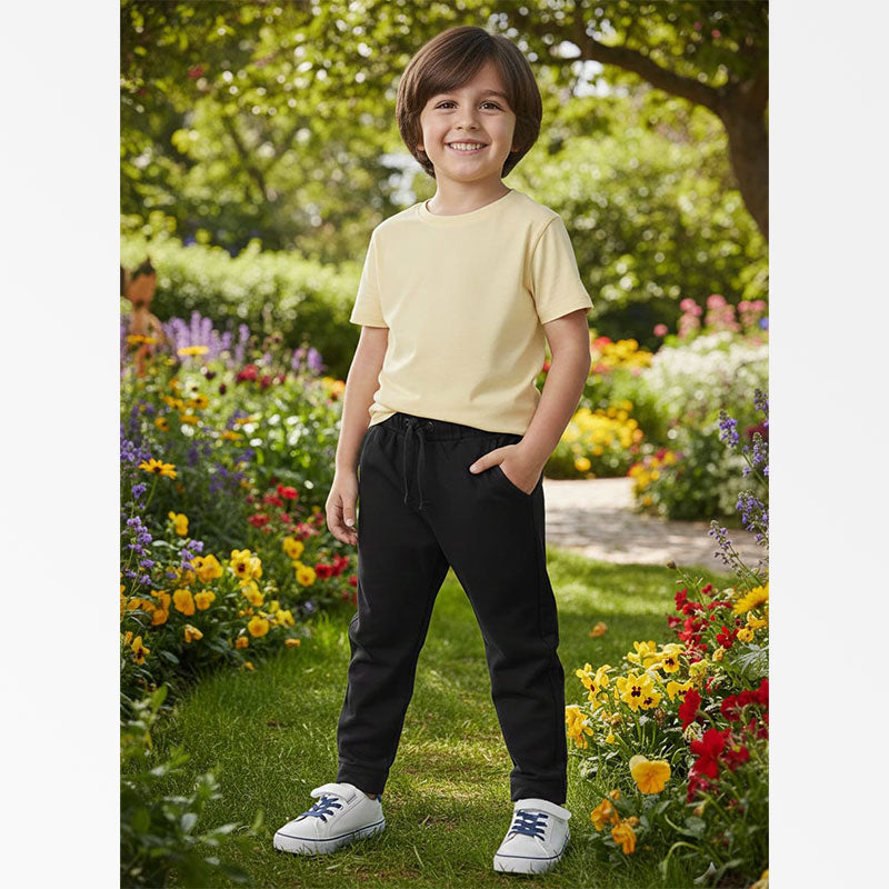 Kids Black Jogger Pants JN-0300