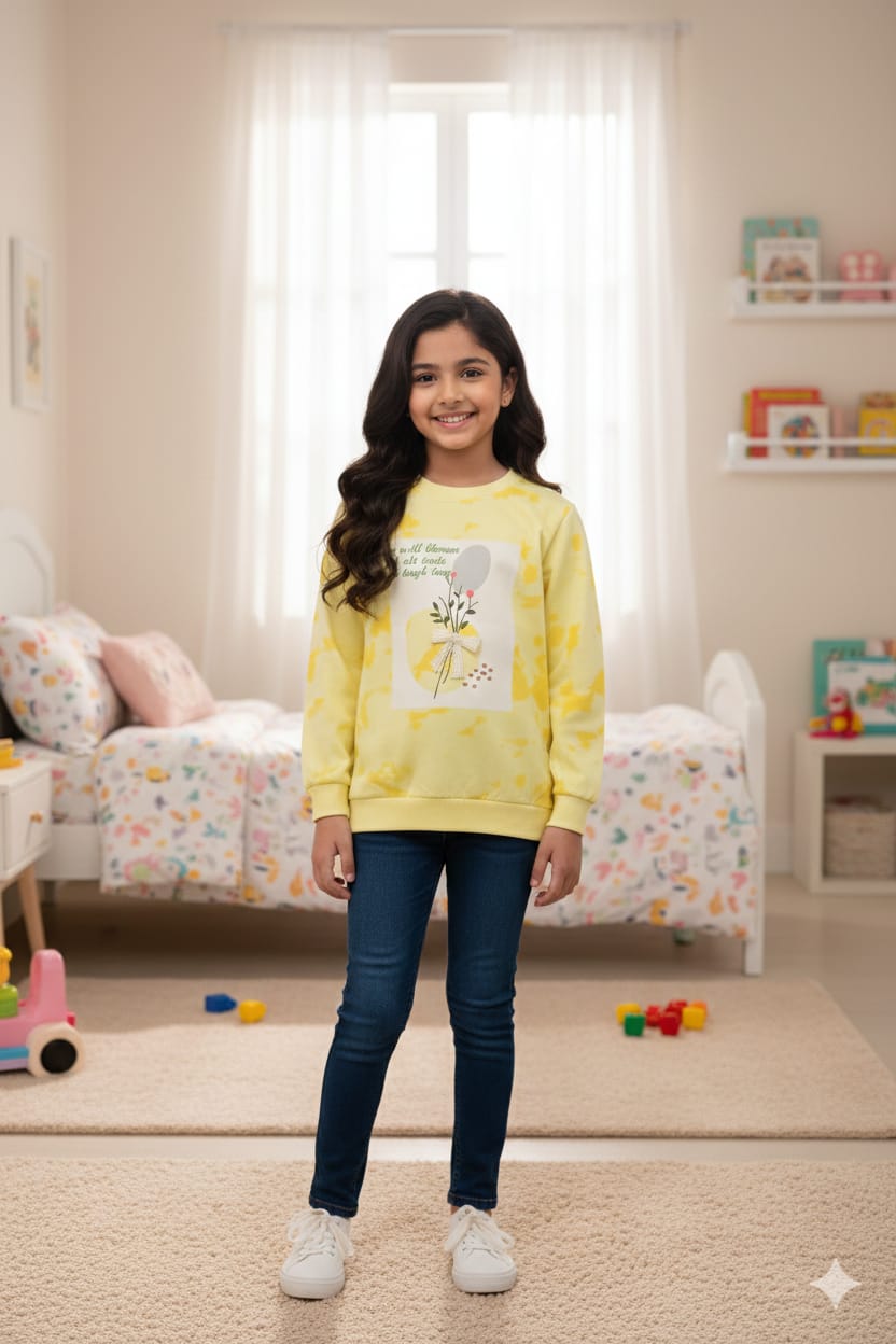 Girls Cute Sweatshirt TS-0230