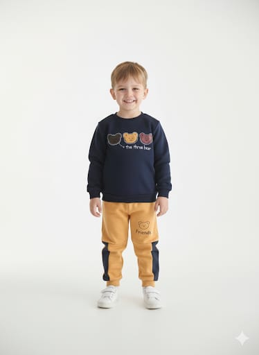 Toddler Bear Fleece Suits – TD-0306