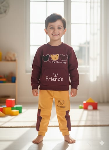 Toddler Bear Fleece Suits – TD-0306