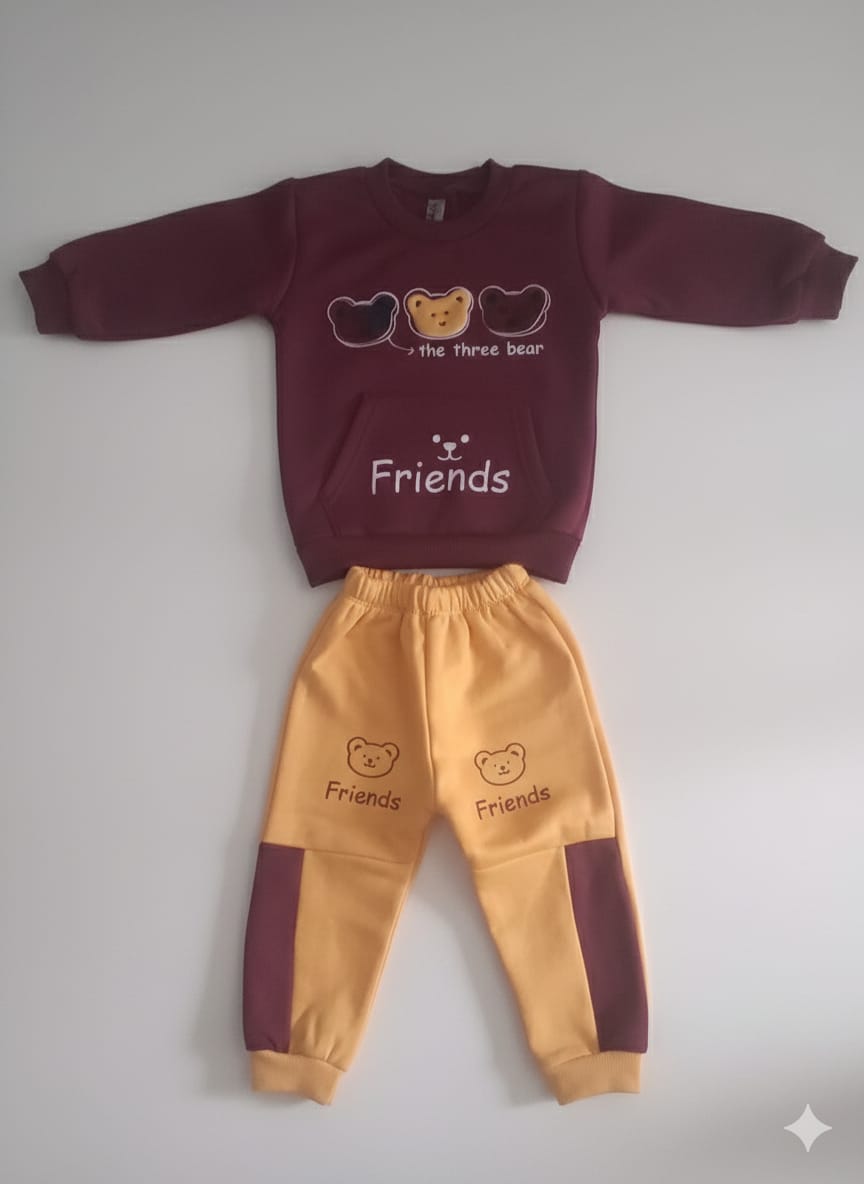 Toddler Bear Fleece Suits – TD-0306