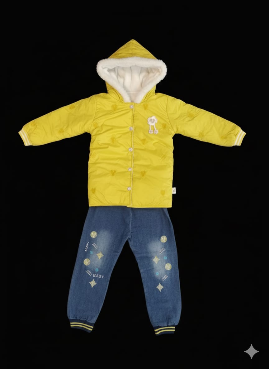 Girls Hoodie Puff Suits GW-0303
