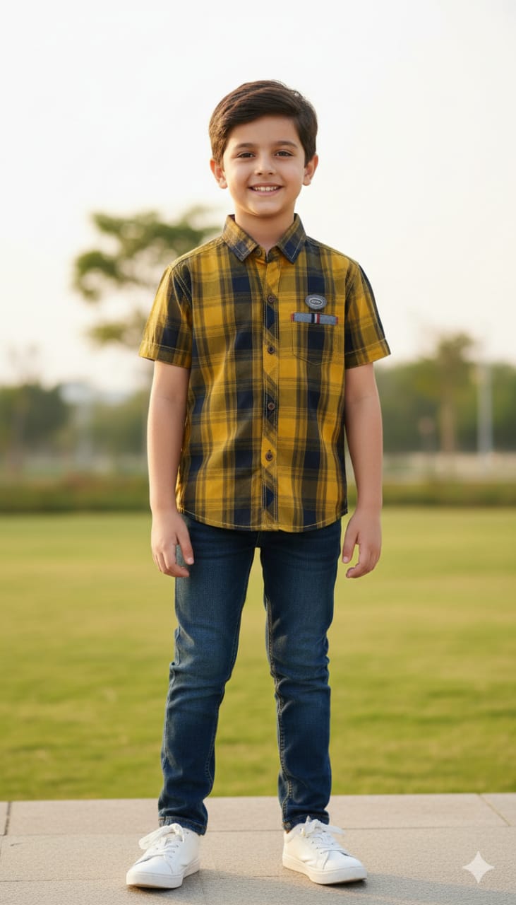 Boys Check Shirts ST-0275
