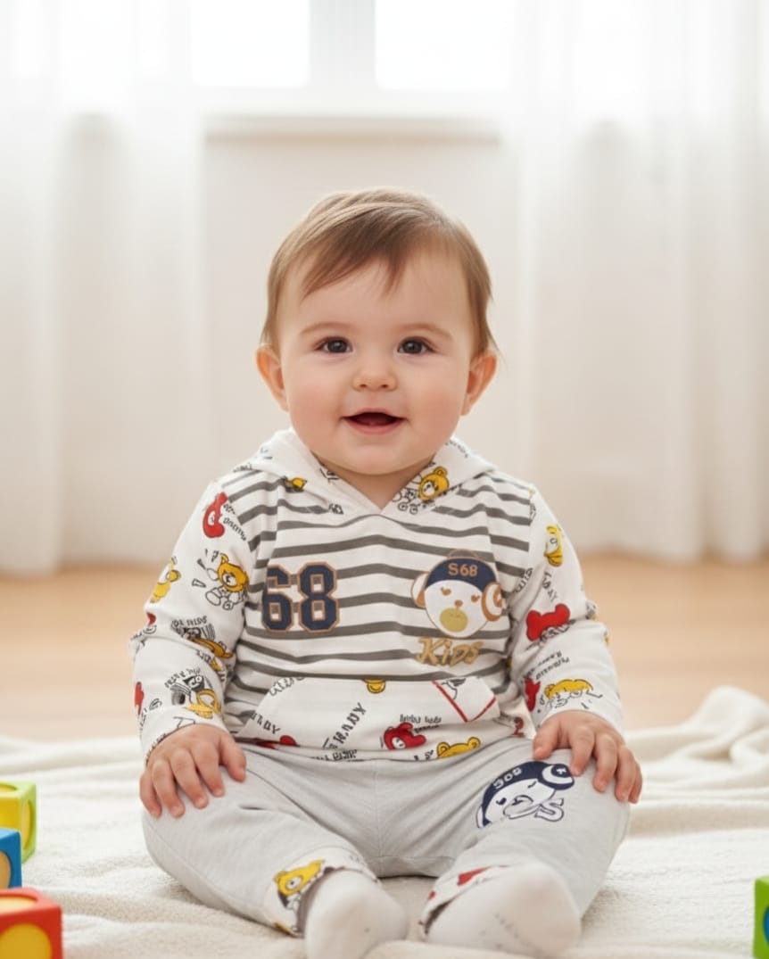 Toddlers Hoody Suit TD-0334