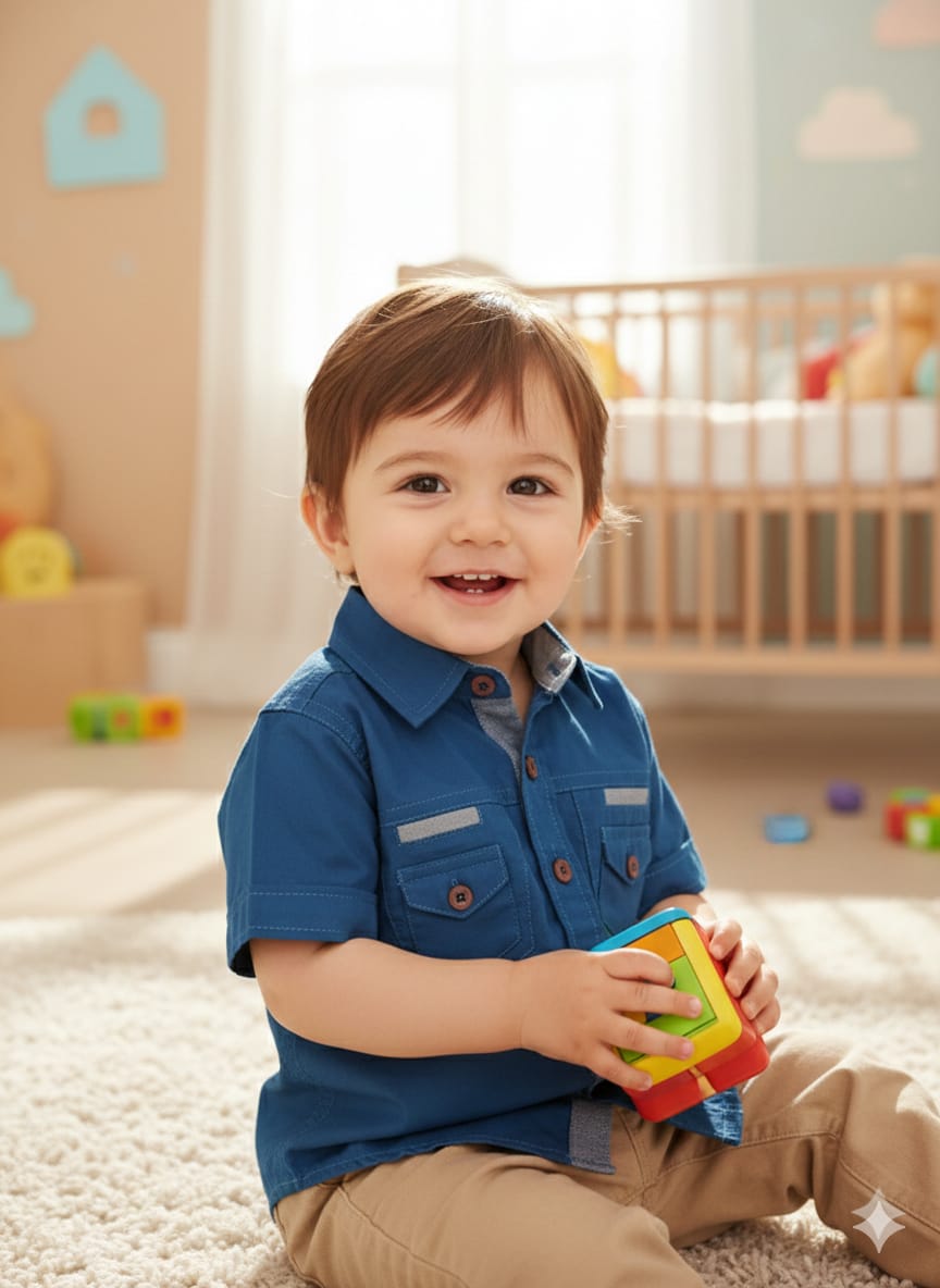 Boys Blue Shirt ST-0258