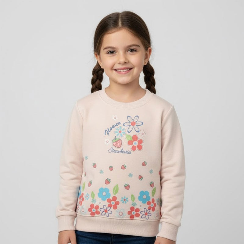 Girls Flower Sweatshirts TS-0124