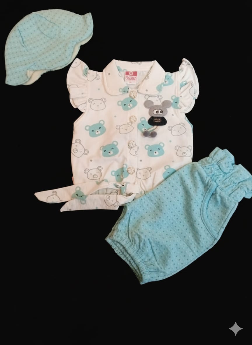 Girls Fancy Suit with Cap – GW-0038