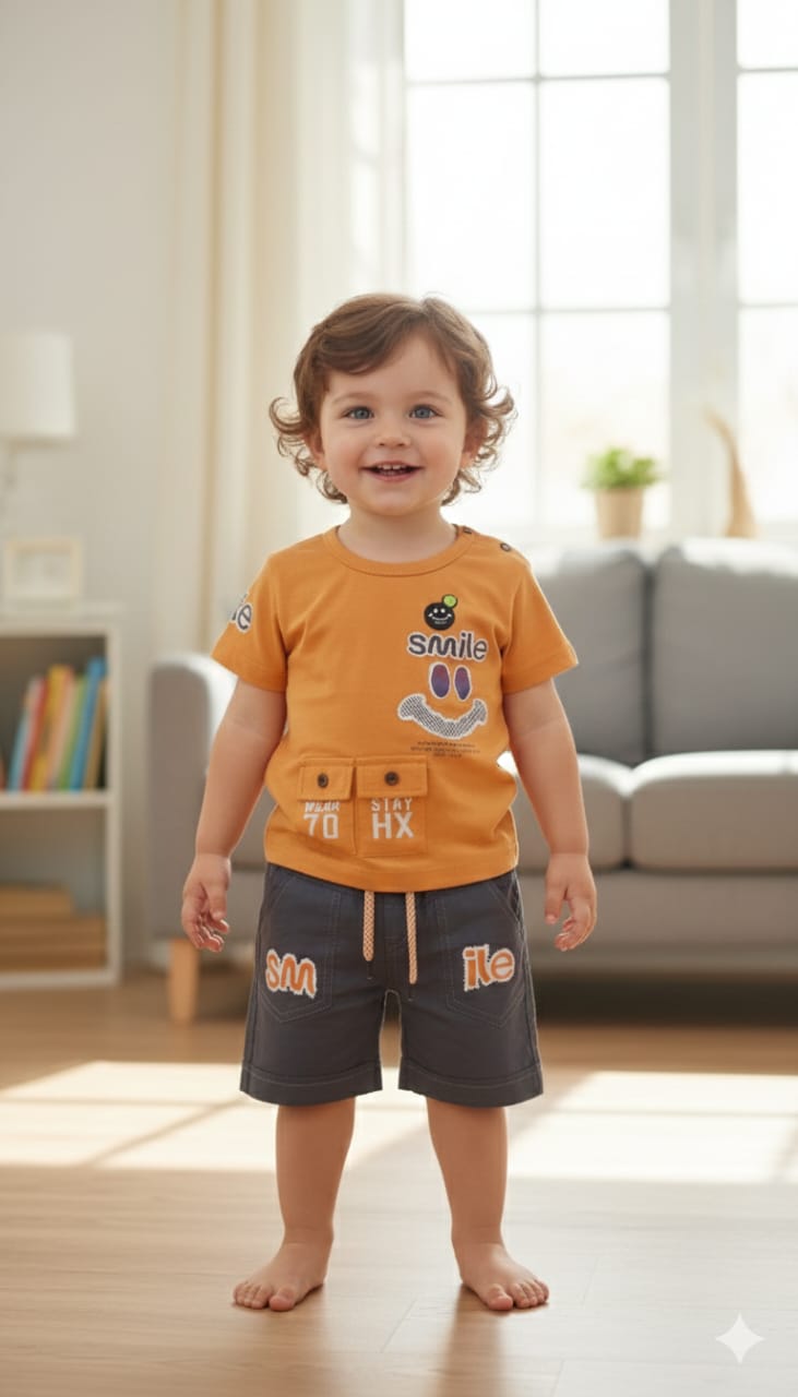 Toddlers Smiley Suits TD-0050