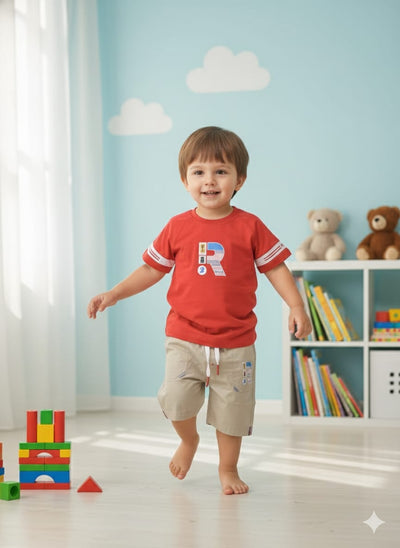 Toddlers Premium T-Shirt & Shorts Set – TD-0082