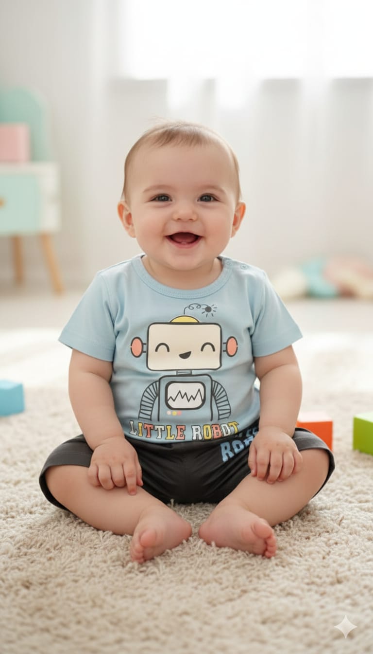 Infant Premium T-Shirt & Shorts Set – IS-0084