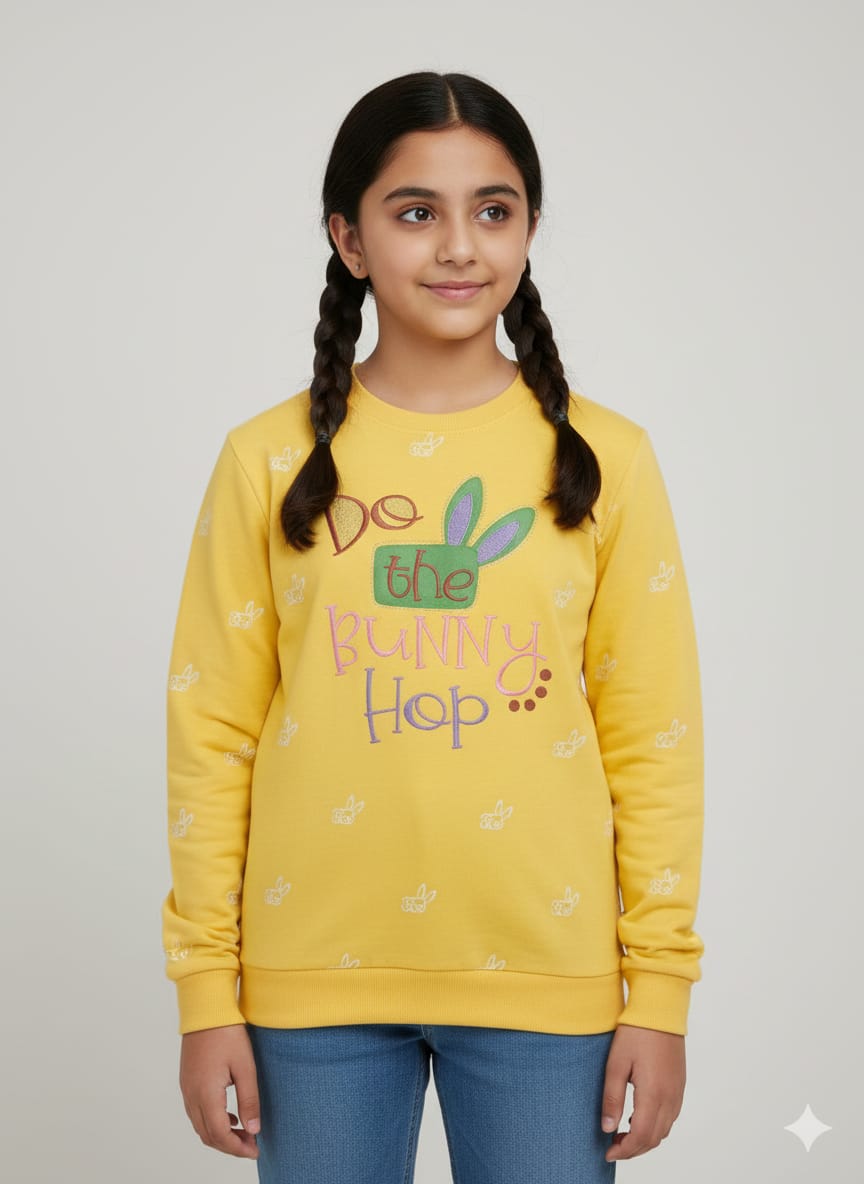 Girls Bunny Sweatshirts TS-0125