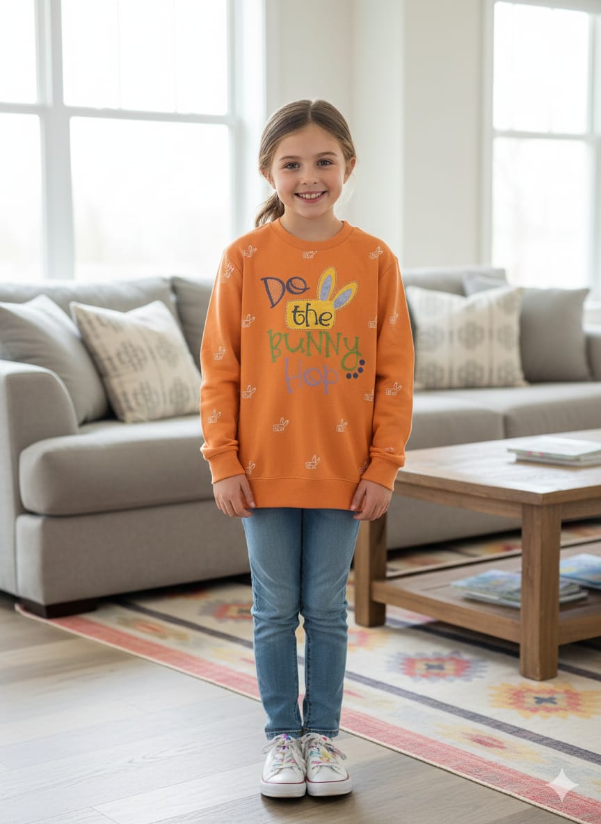 Girls Bunny Sweatshirts TS-0125