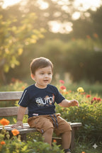 Toddlers Fancy Premium T-Shirt & Shorts Set – TD-0089