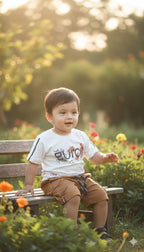 Toddlers Fancy Premium T-Shirt & Shorts Set – TD-0089