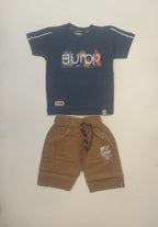 Toddlers Fancy Premium T-Shirt & Shorts Set – TD-0089