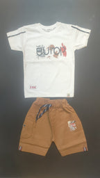 Toddlers Fancy Premium T-Shirt & Shorts Set – TD-0089