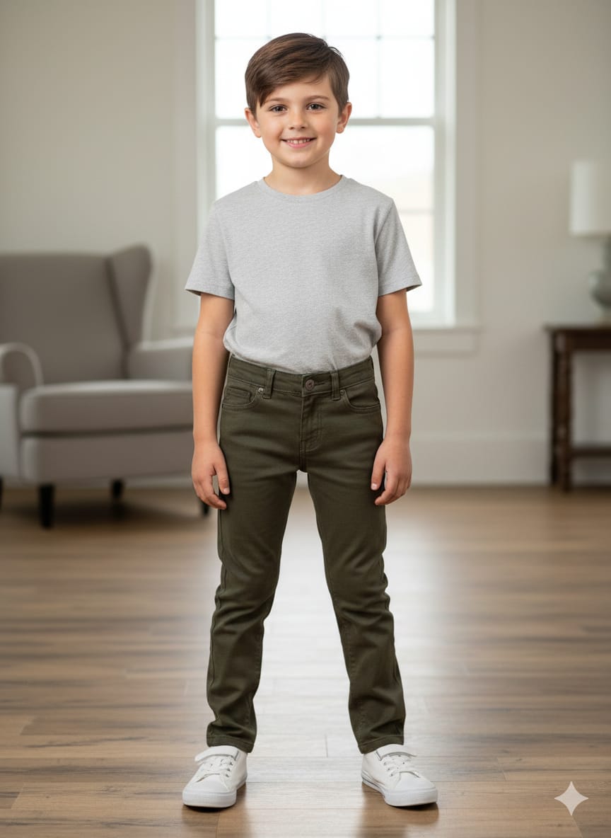 Kids Cotton Pants JN-0301