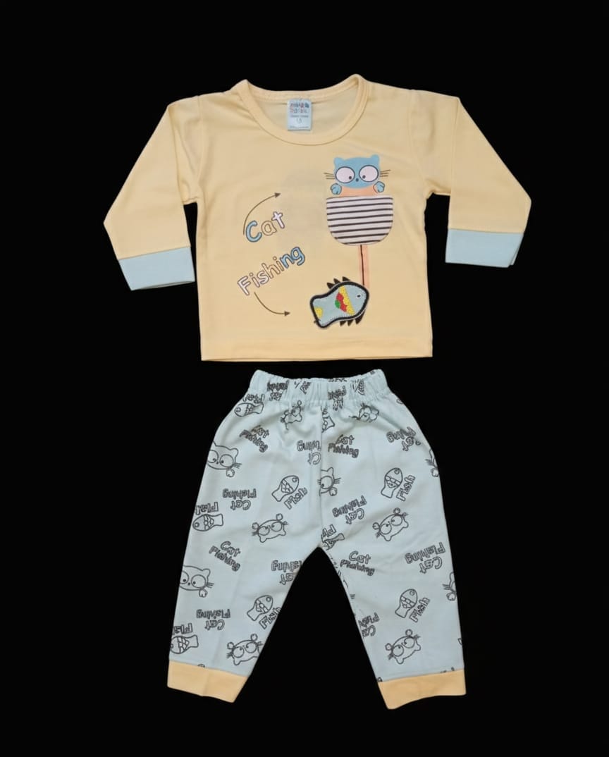 Cat Fishing Infant Suit IS-0330