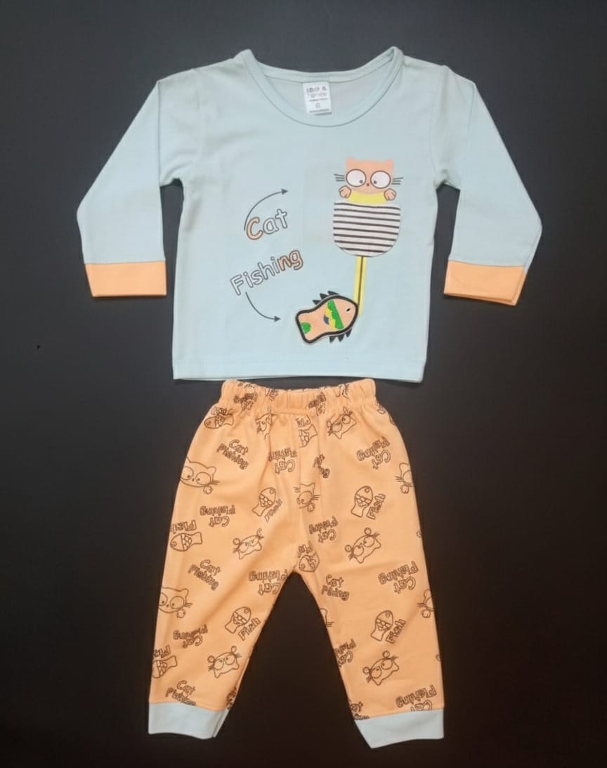 Cat Fishing Infant Suit IS-0330