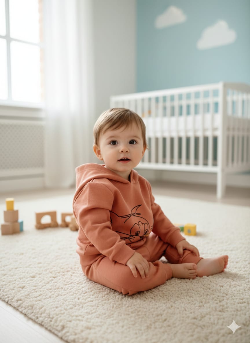 Toddlers Hoodie – Navy Blue - HD-0103