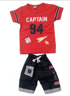 Toddlers Captain Suit TD-0184