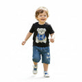 Toddlers Bear T-Shirts & Shorts Suits - TD-0110