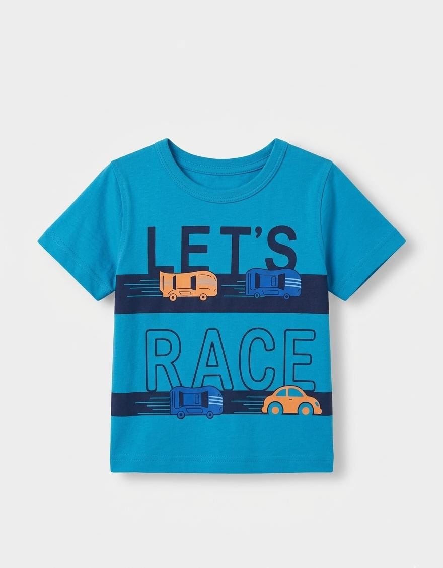 Toddlers Lets Race T-Shirt TD-0379