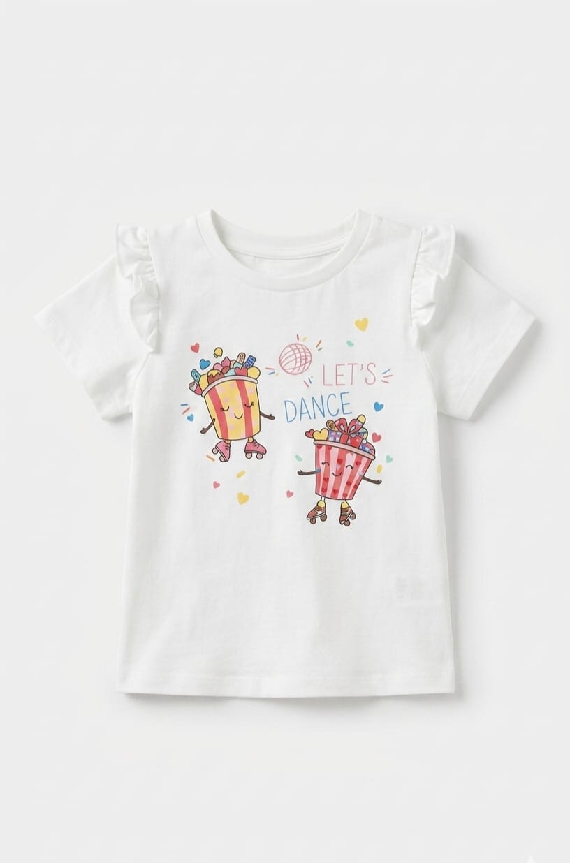 Girls Popcorn T-Shirts TS-0063